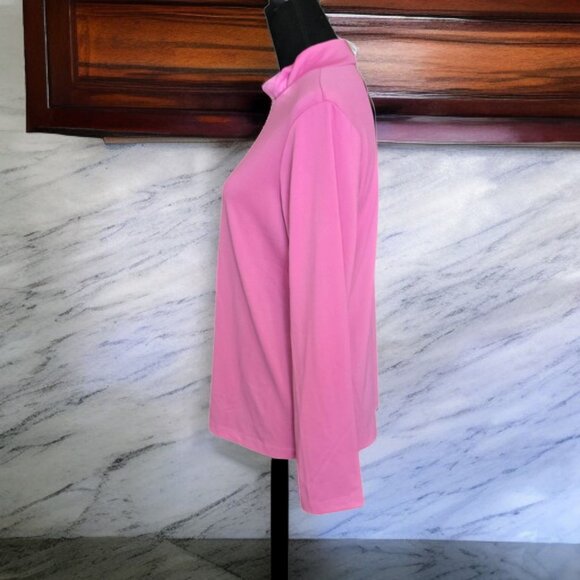 NWT SUSAN GRAVER ( SM ) Stretchy Long Sleeve Mock Collar Pullover - Picture 4 of 4